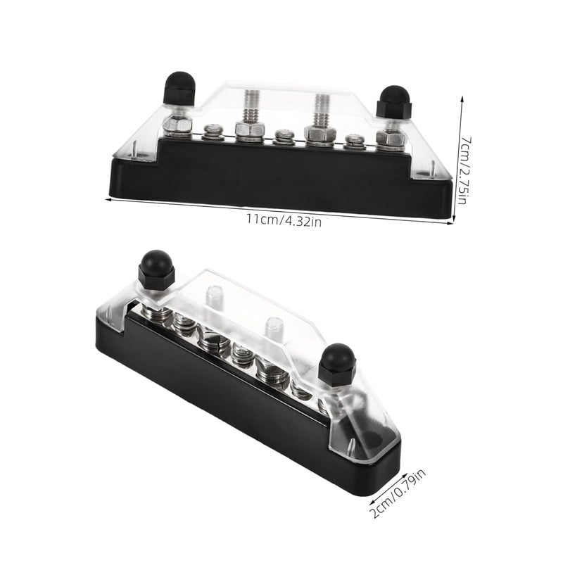 Marine Boat Bus Bar Terminal Block 12V 24V RV Car Audio Fuse Distribution Replacement Parts - Image 2